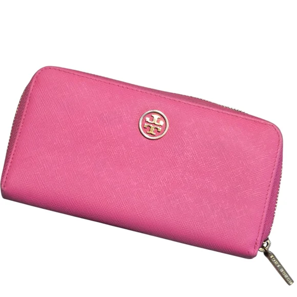 Tory Burch Pink Women's Long Wallet Authentic - Call Outs! - Picture 1 of 11